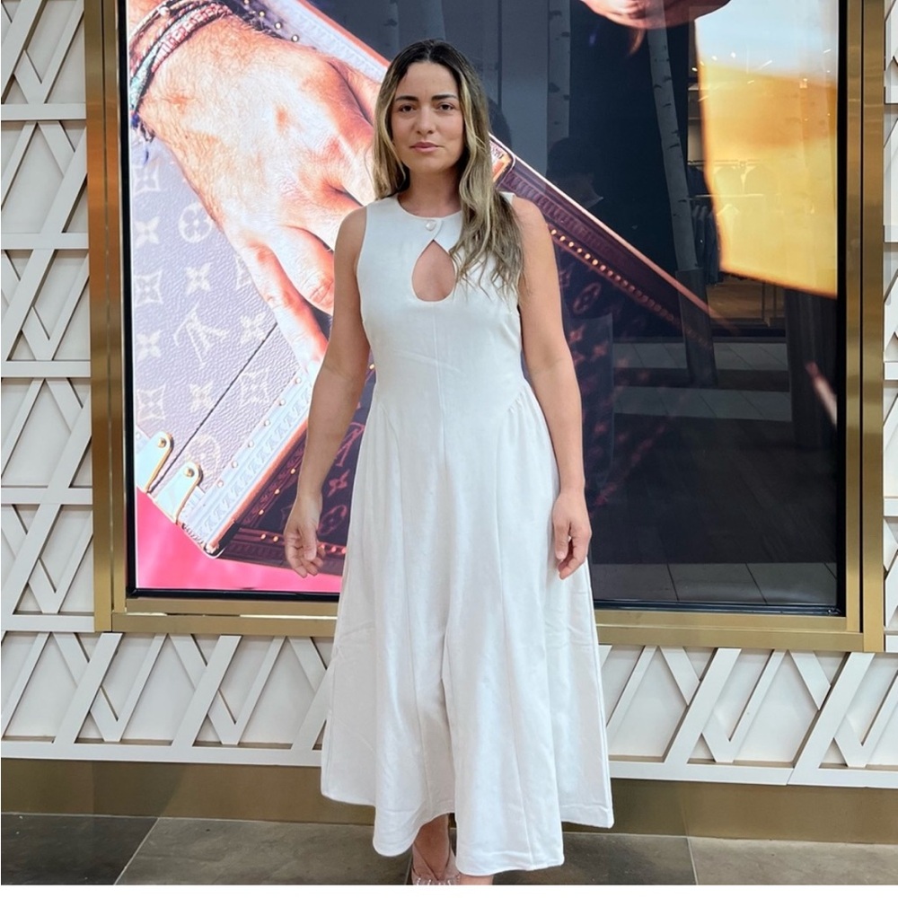 NWT CAMILA COELHO  LINEN MIDI DRESS SIZE 2/4/6/8/10
🚨FIRM PRICE - Picture 3 of 15